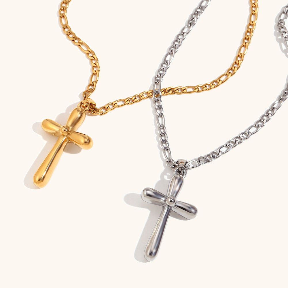 Classic cross necklace