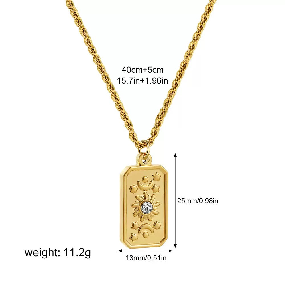 Tarot cards necklaces
