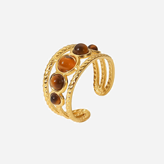 Layer stone rings