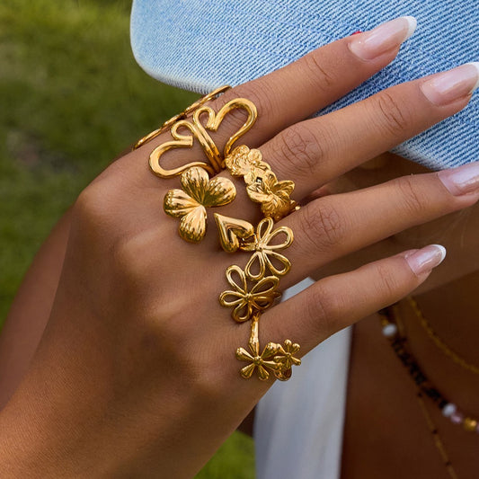 Flowers rings