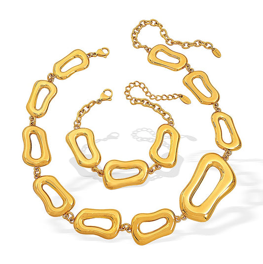 Mina big hoop set