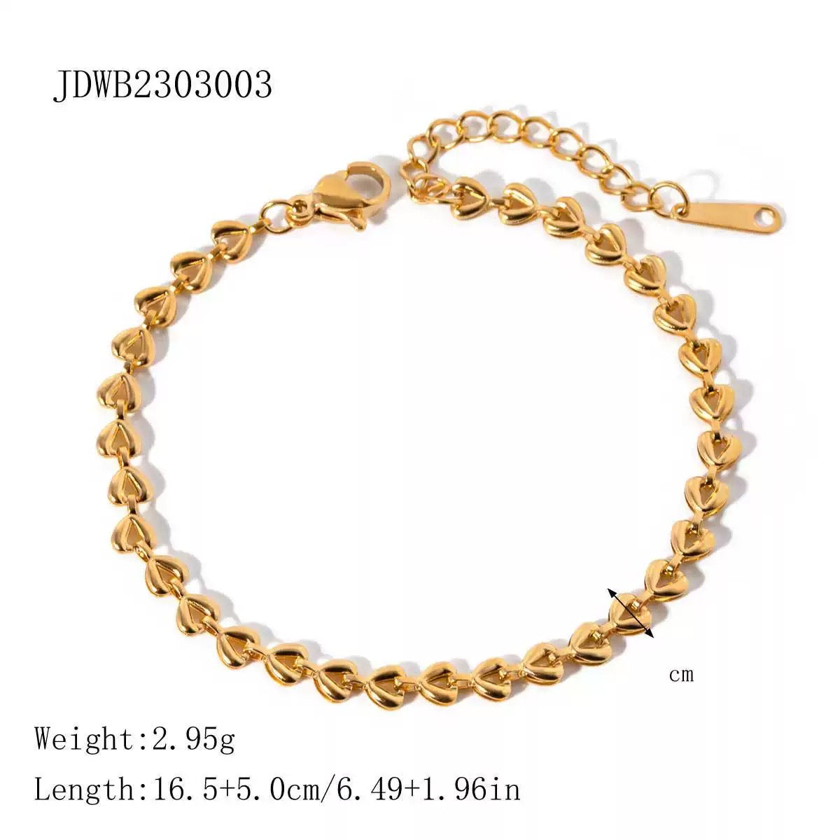 Mini heart bracelet