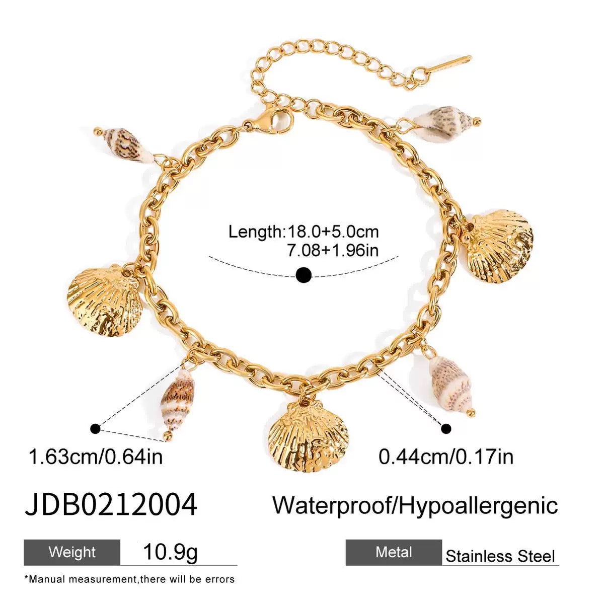 Bondi shell bracelet
