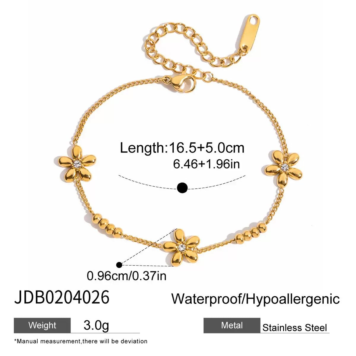 Flower bracelet