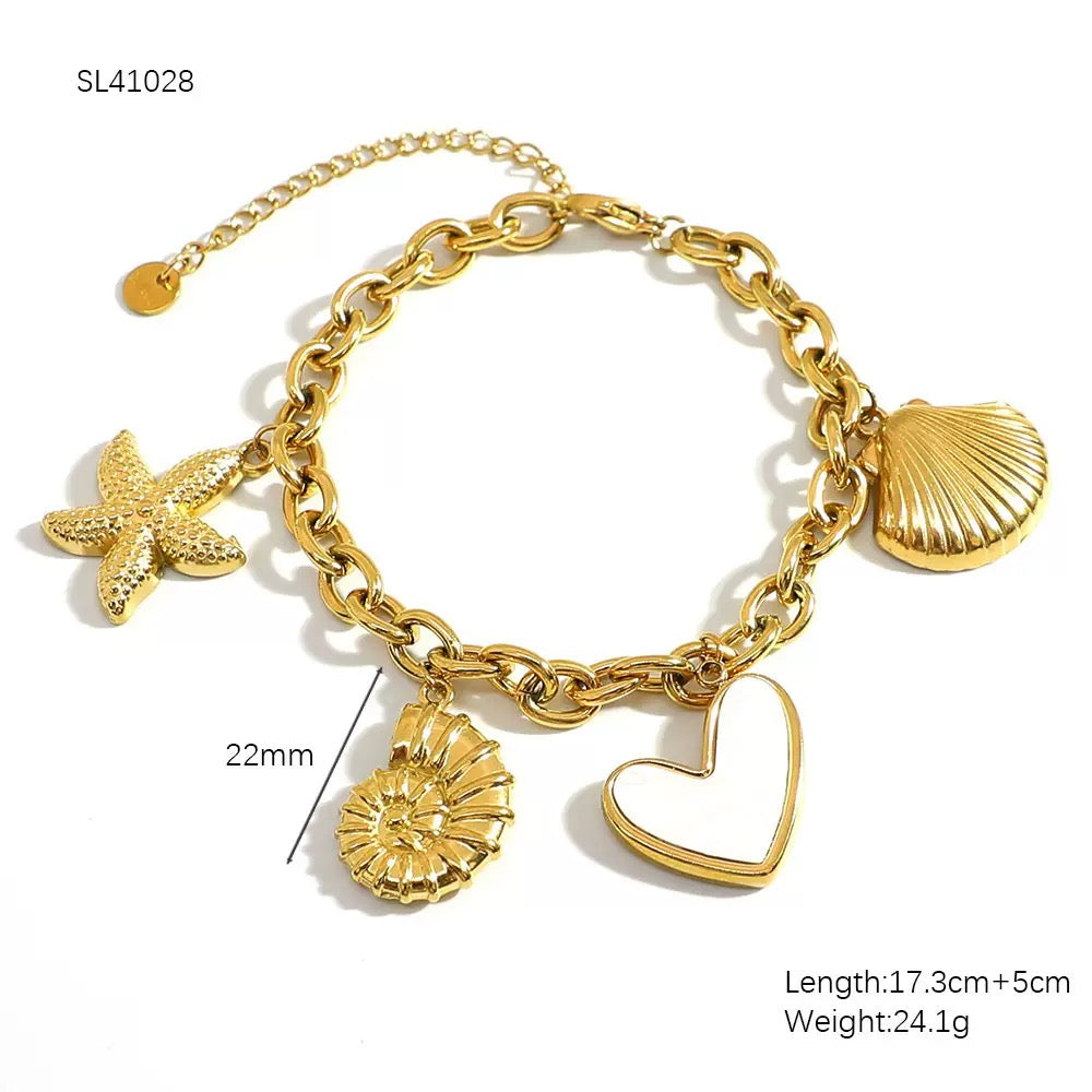 Bondi Katie ocean charm bracelet