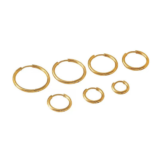 Classic dainty hoops