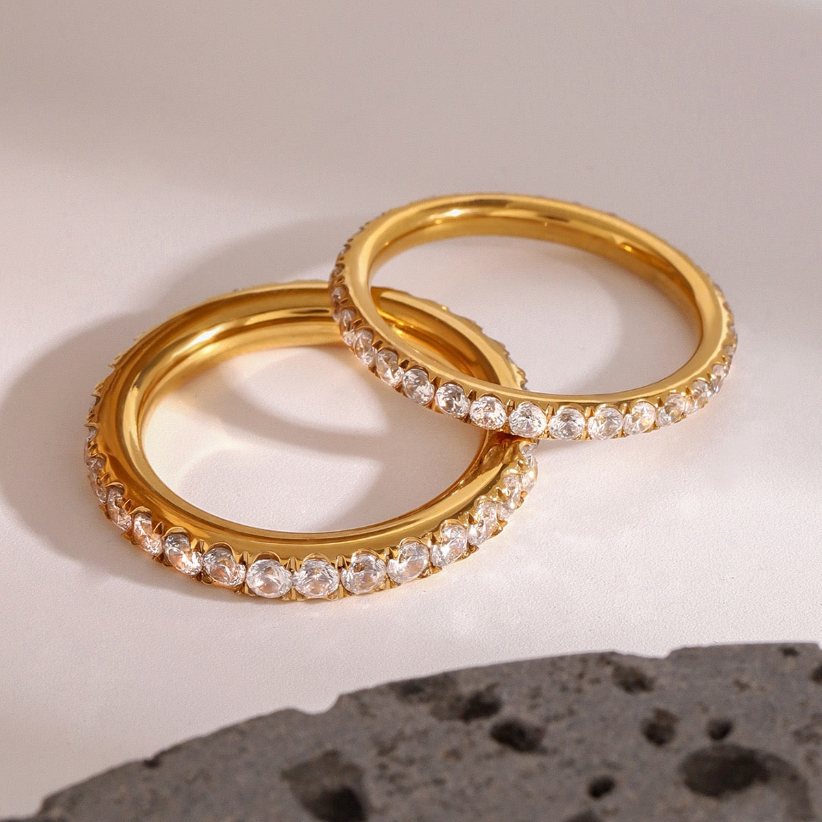 zircon hoop ring