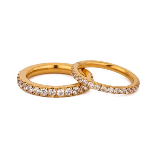 zircon hoop ring