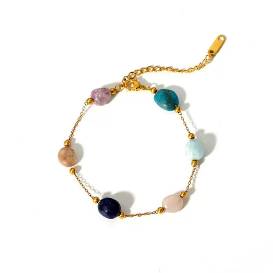 Leaah Colorful stones bracelet