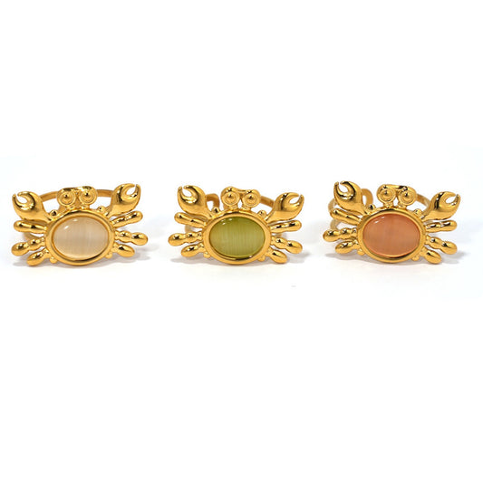 Cute crab ring
