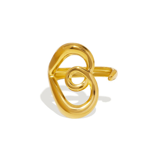 Big heart rings