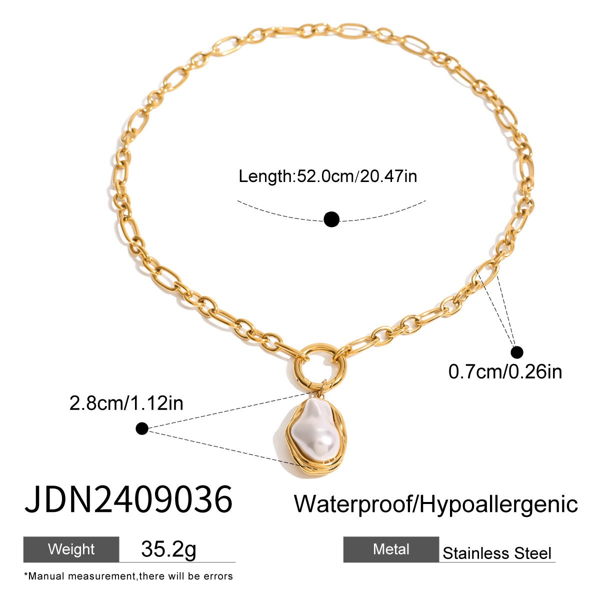 Baroque pearly set