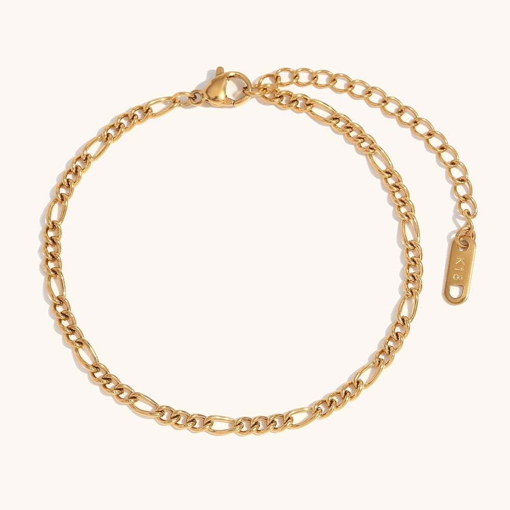 Dainty golden chain bracelets