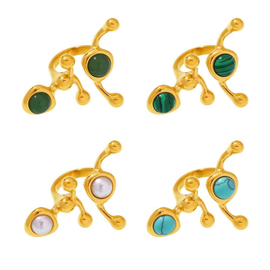 Branch beady rings
