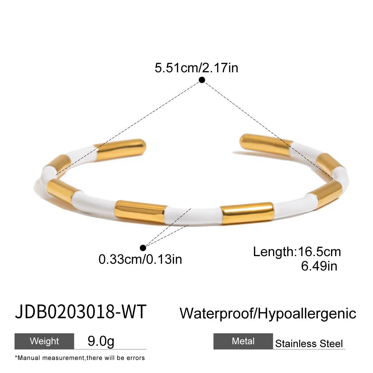White skinny bangle