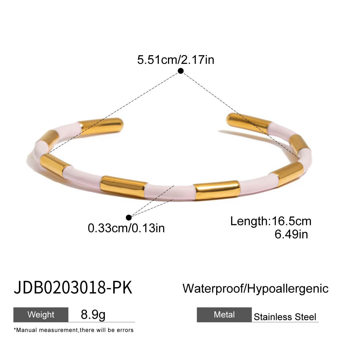 White skinny bangle