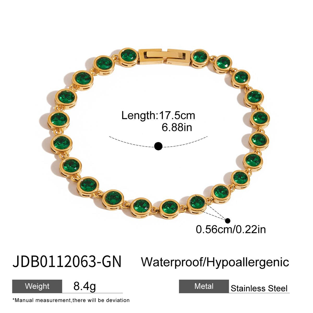 Green stars bracelets