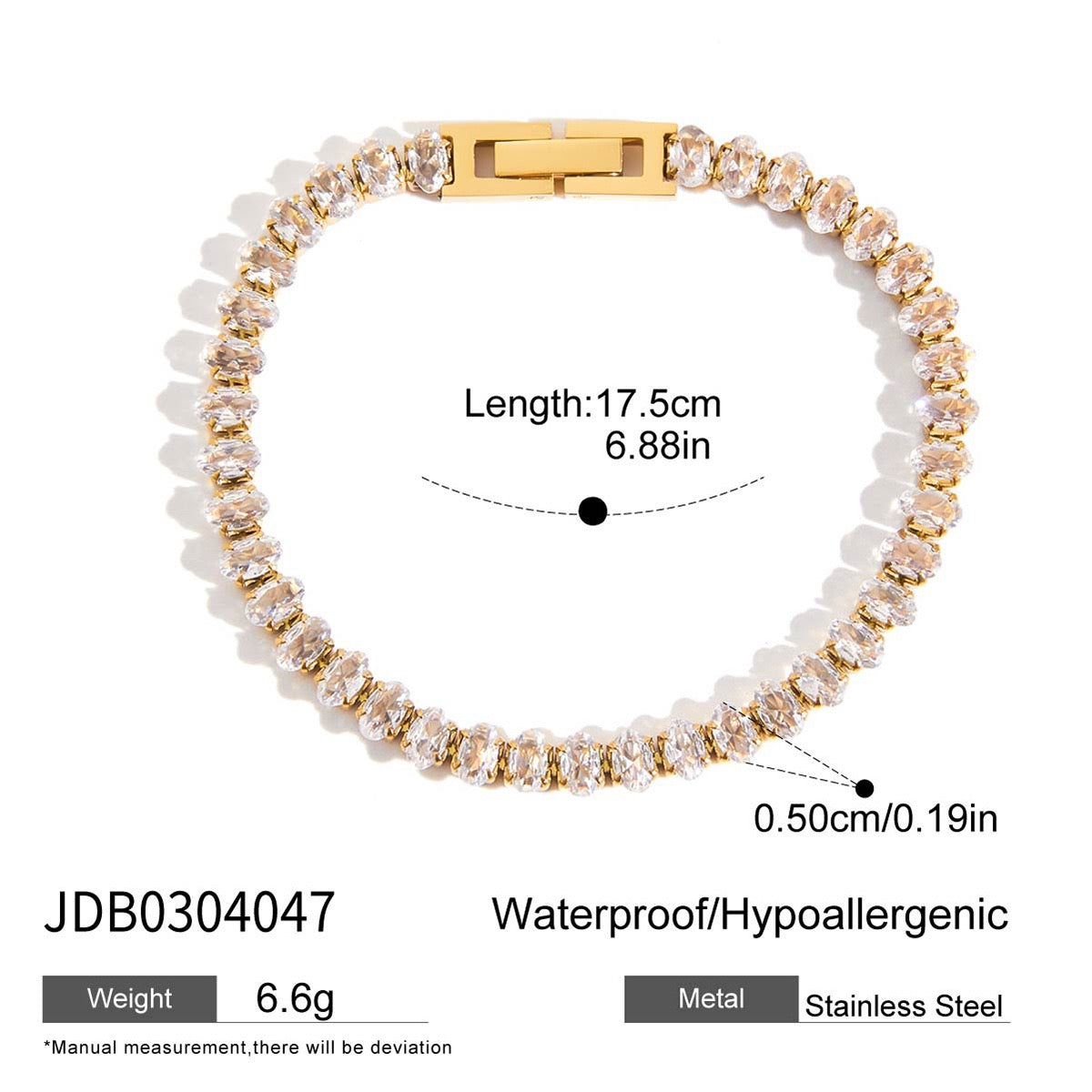 Full stars belt bracelet