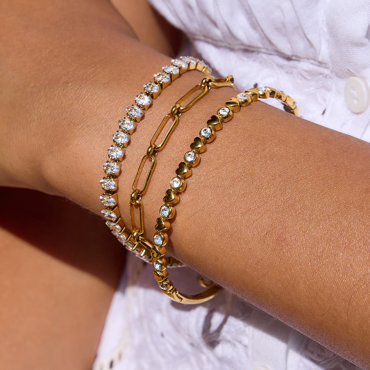 Full stars belt bracelet