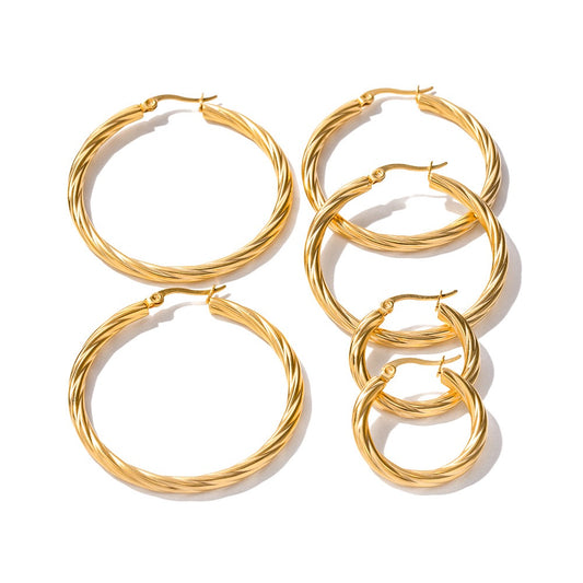 Classic braid hoops