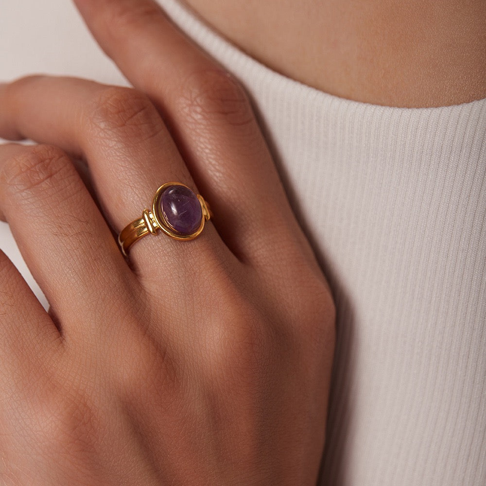 Stone crown rings