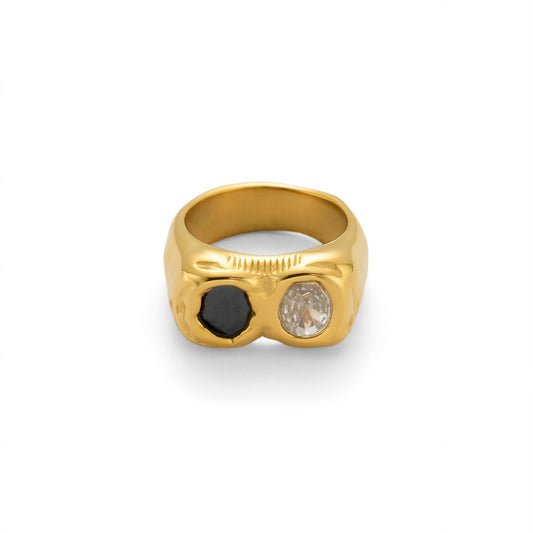 Black And White rings
