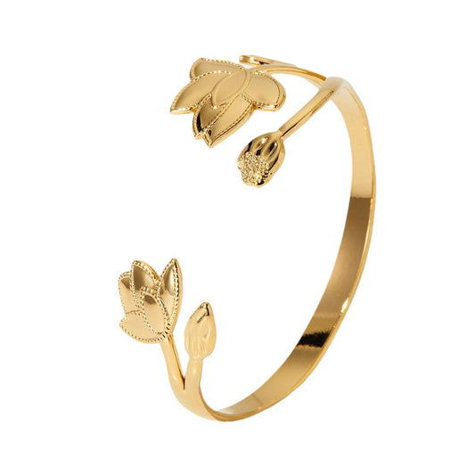 Mongolia flower bangle