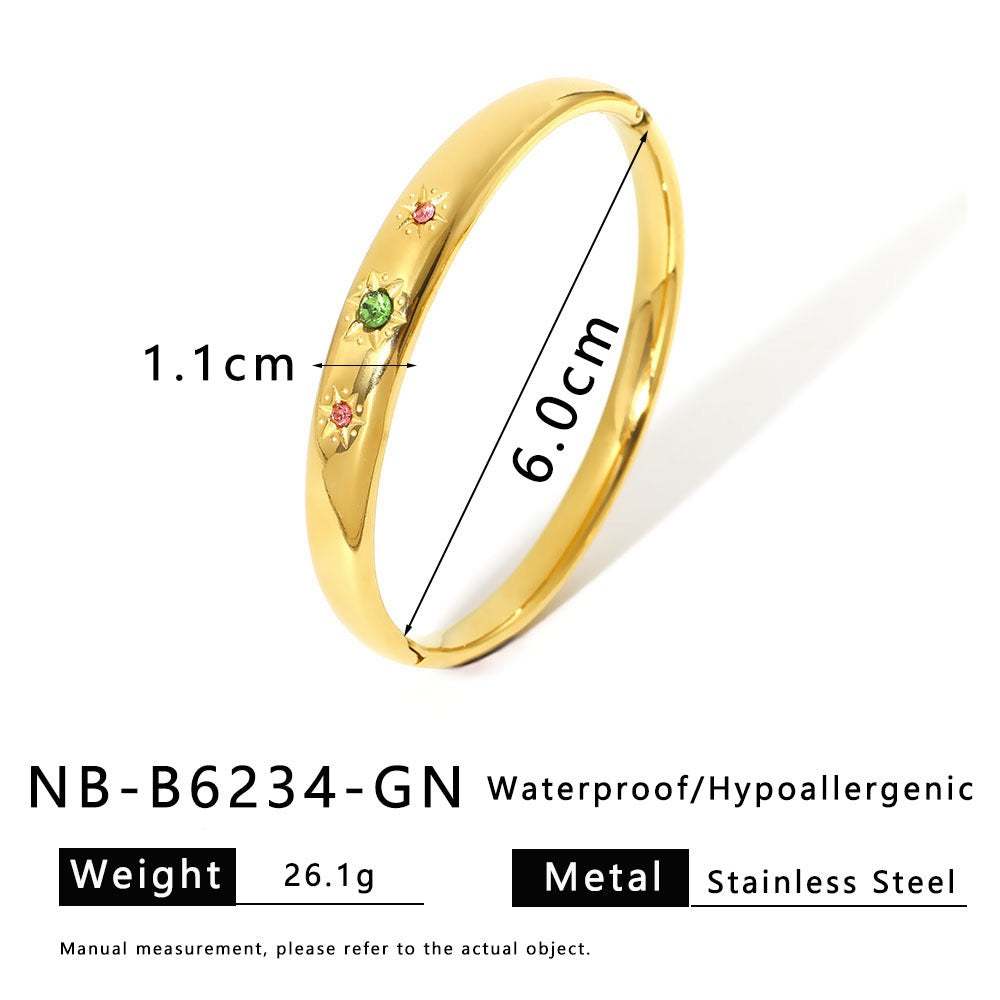 Three stars bangles