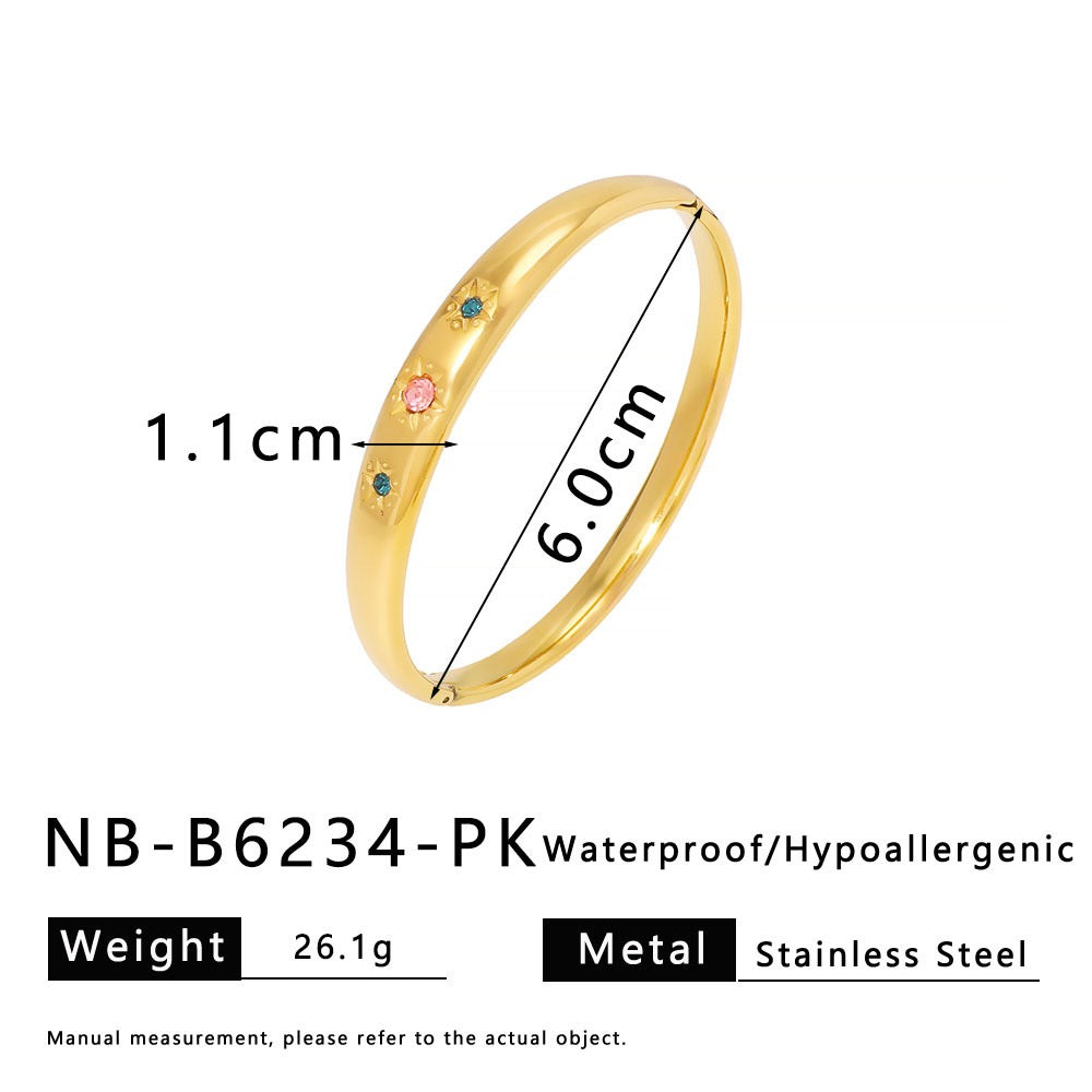 Three stars bangles