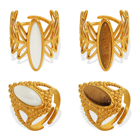 Kayo Natural stone rings