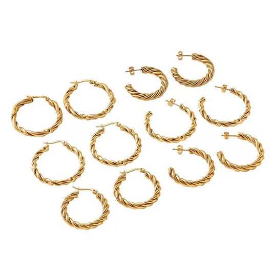 Big twilly hoops earrings