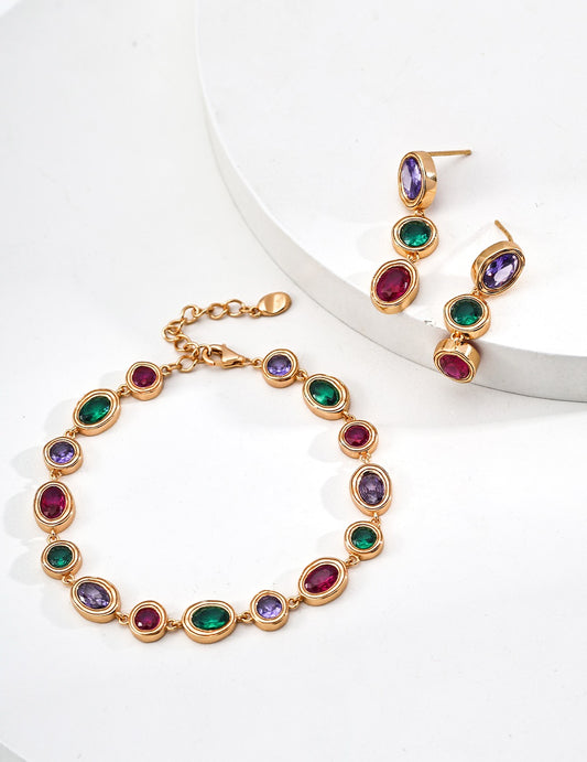 Rainbow gem set