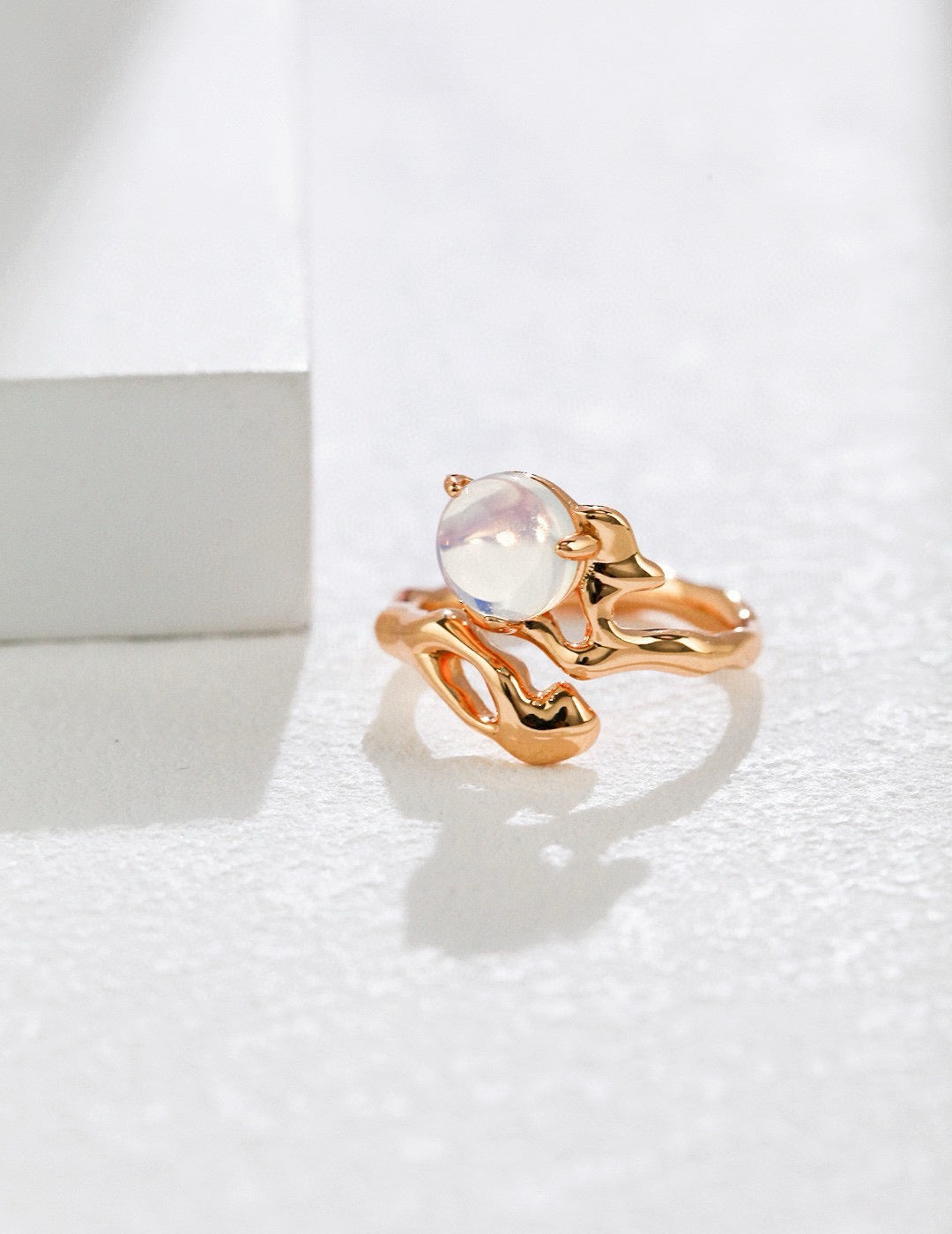 Moon stone dream rings