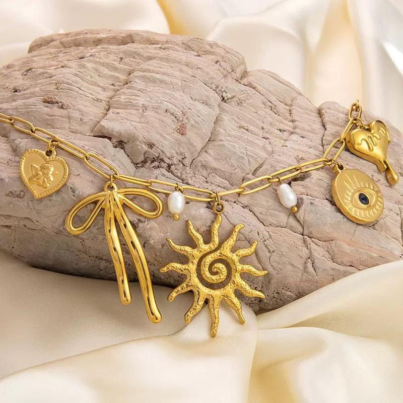 Bondi Yuki summer handmade  charm necklaces