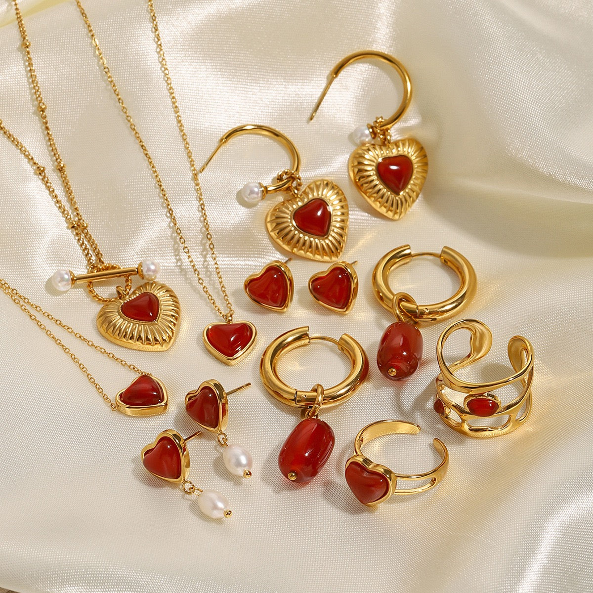 Red heart collection