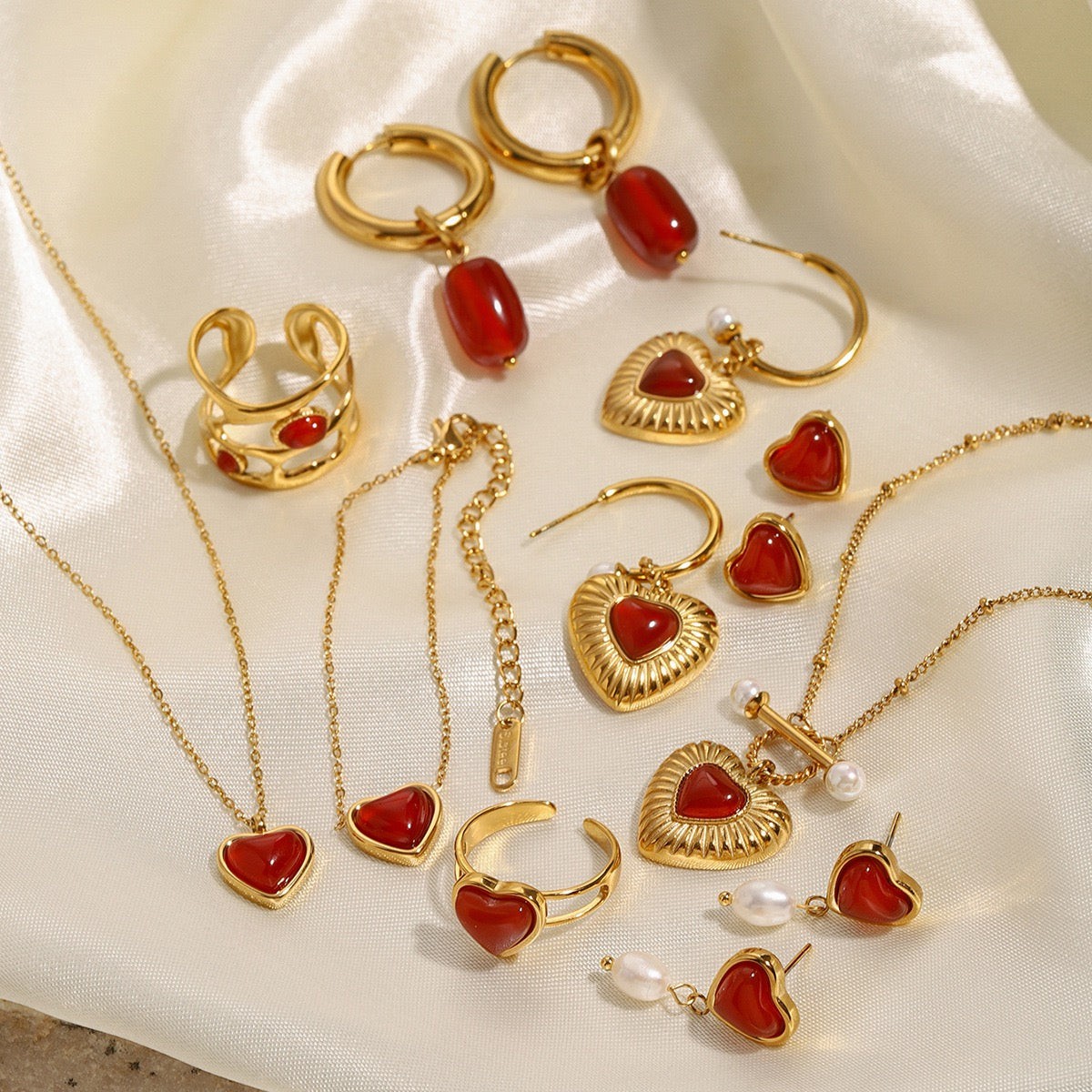 Red heart collection