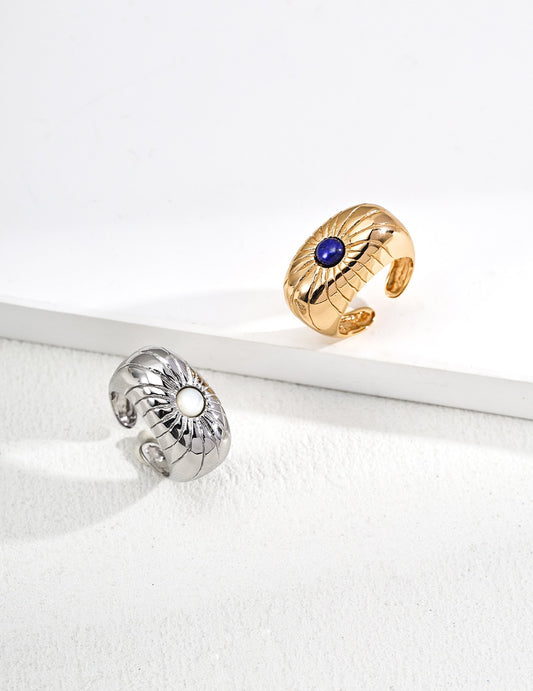 Statement band ring