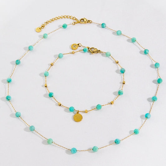 Blue Amazon stone set