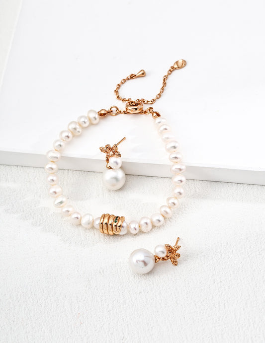 Rose leaf pearl collection