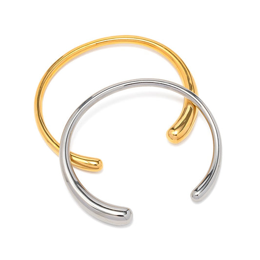 Open curvy bangles