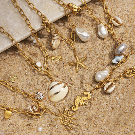 Summer Bondi charm necklaces