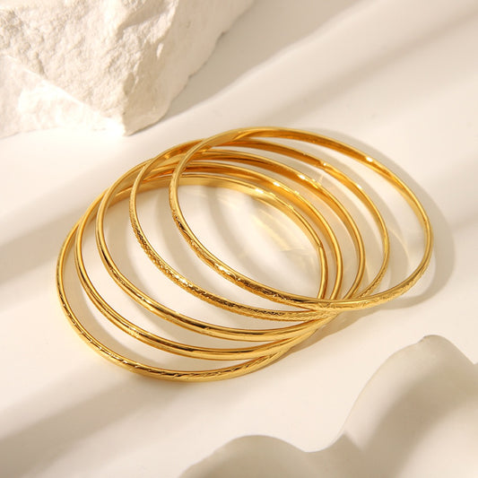 Dainty hoop bangles