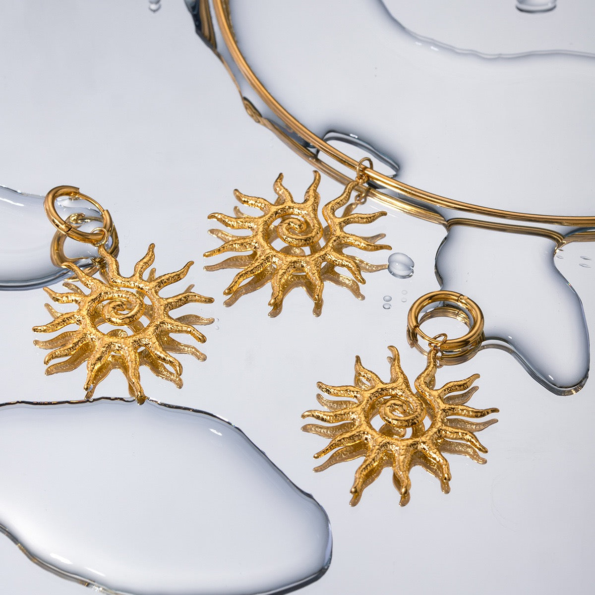 Greenville Bright sun earrings
