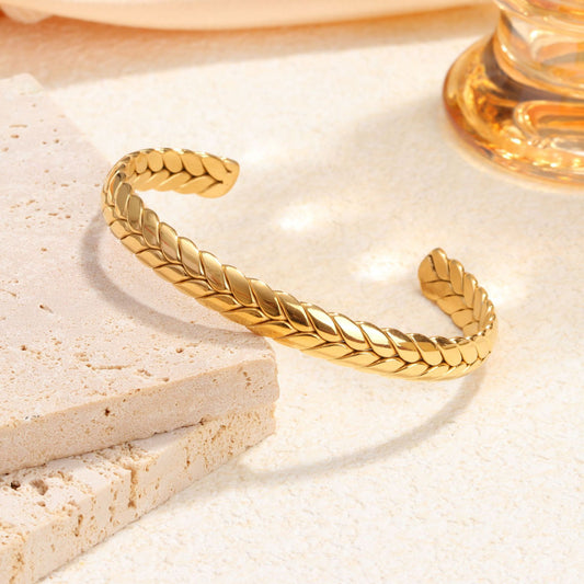 Braid twilly bangle