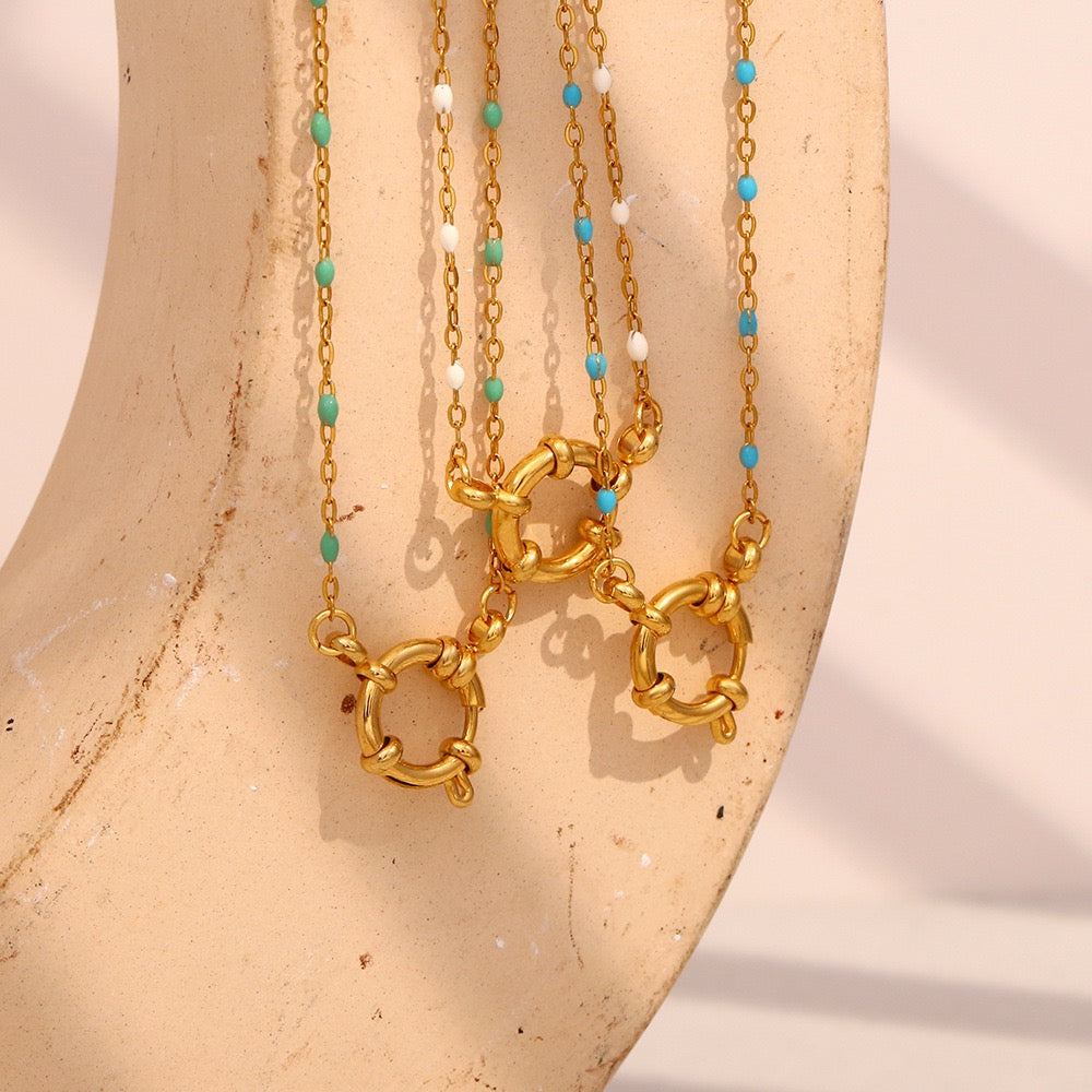Dainty beady necklaces
