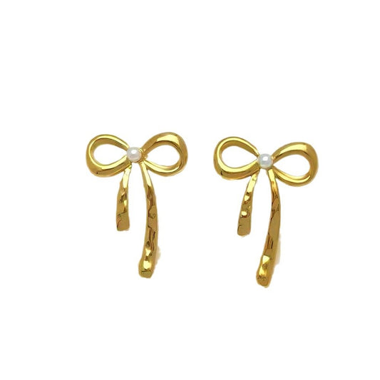 Chanelle bow earrings