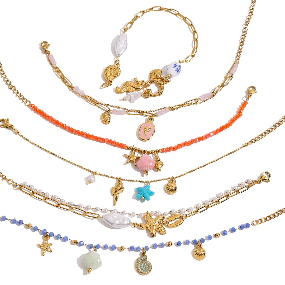 Summer charm bracelet