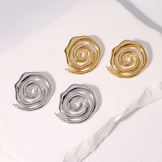 Swirl earrings