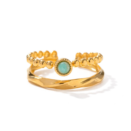 Blisaa Blue eye rings