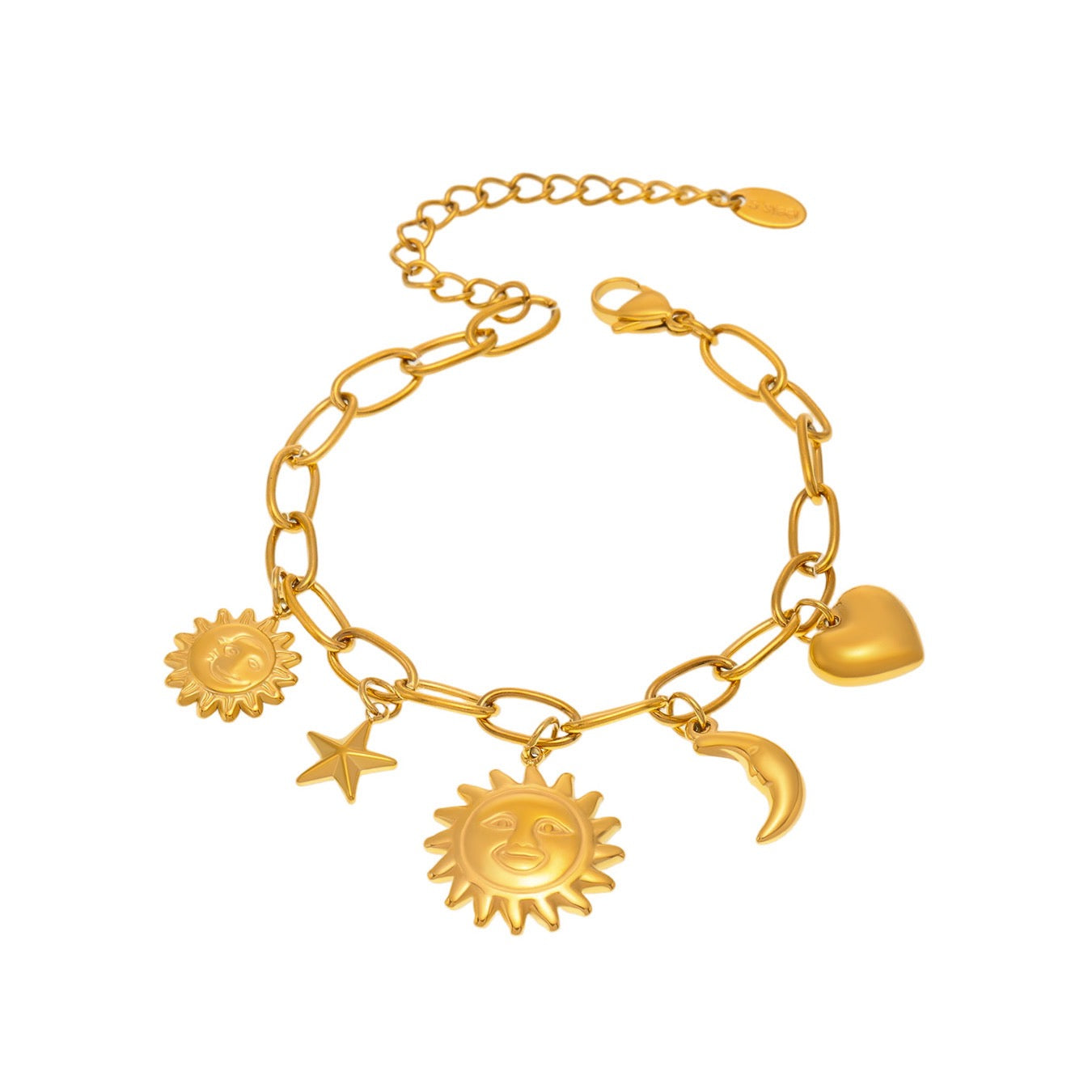 Sun charm bracelet/anklet